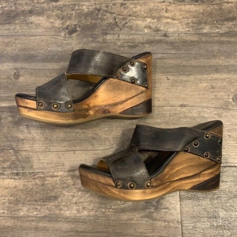 Bed Stu Cobbler Series Olea sandals never worn